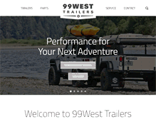 Tablet Screenshot of 99westtrailers.com